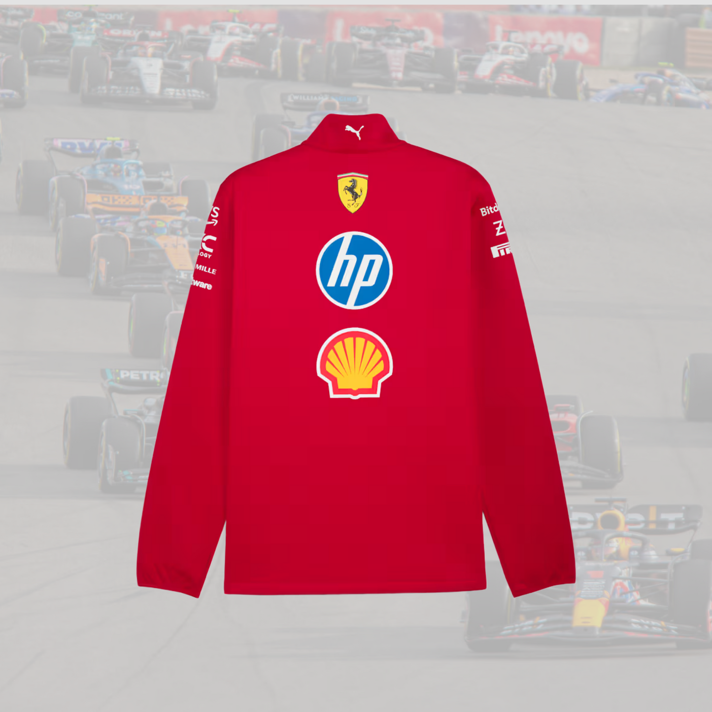 2025 Scuderia Ferrari Team Softshell Jacket Men
