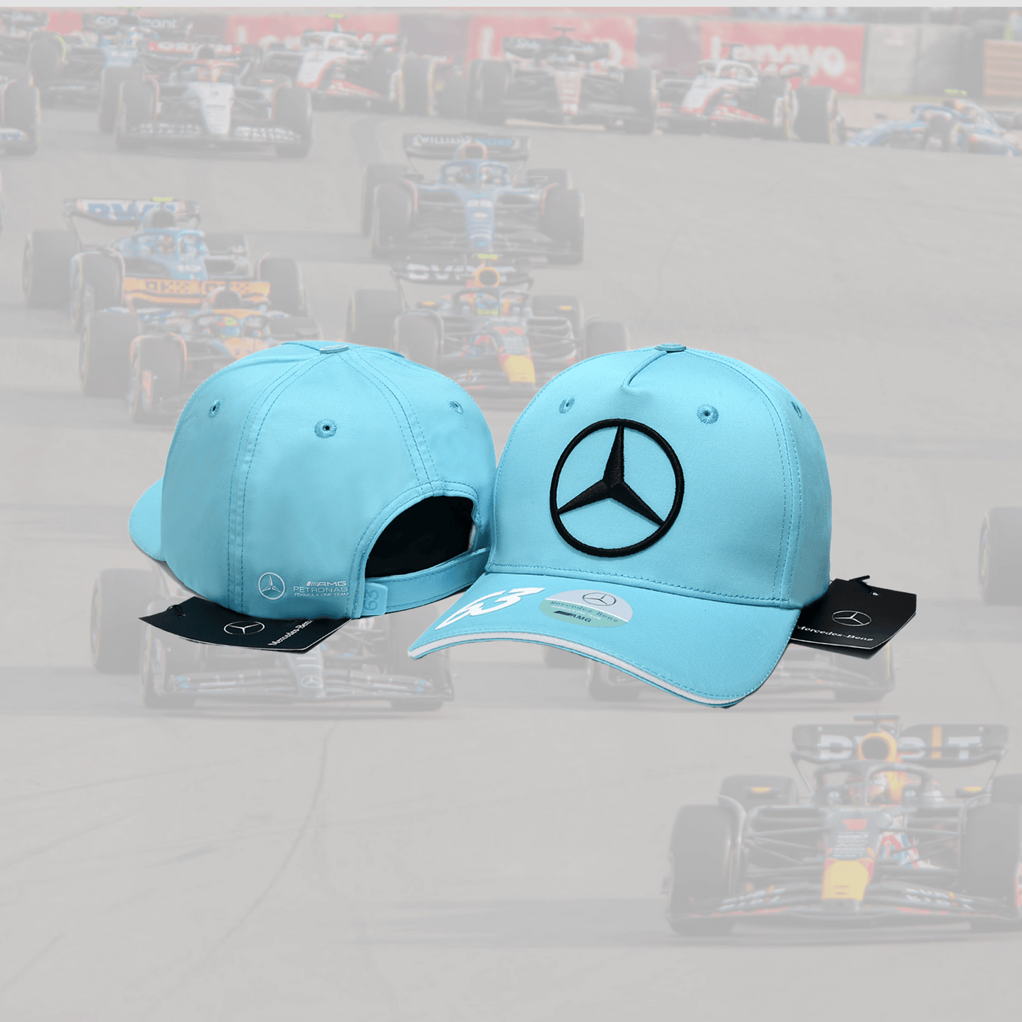 Mercedes Benz F1 George Russell 63 Driver Cap