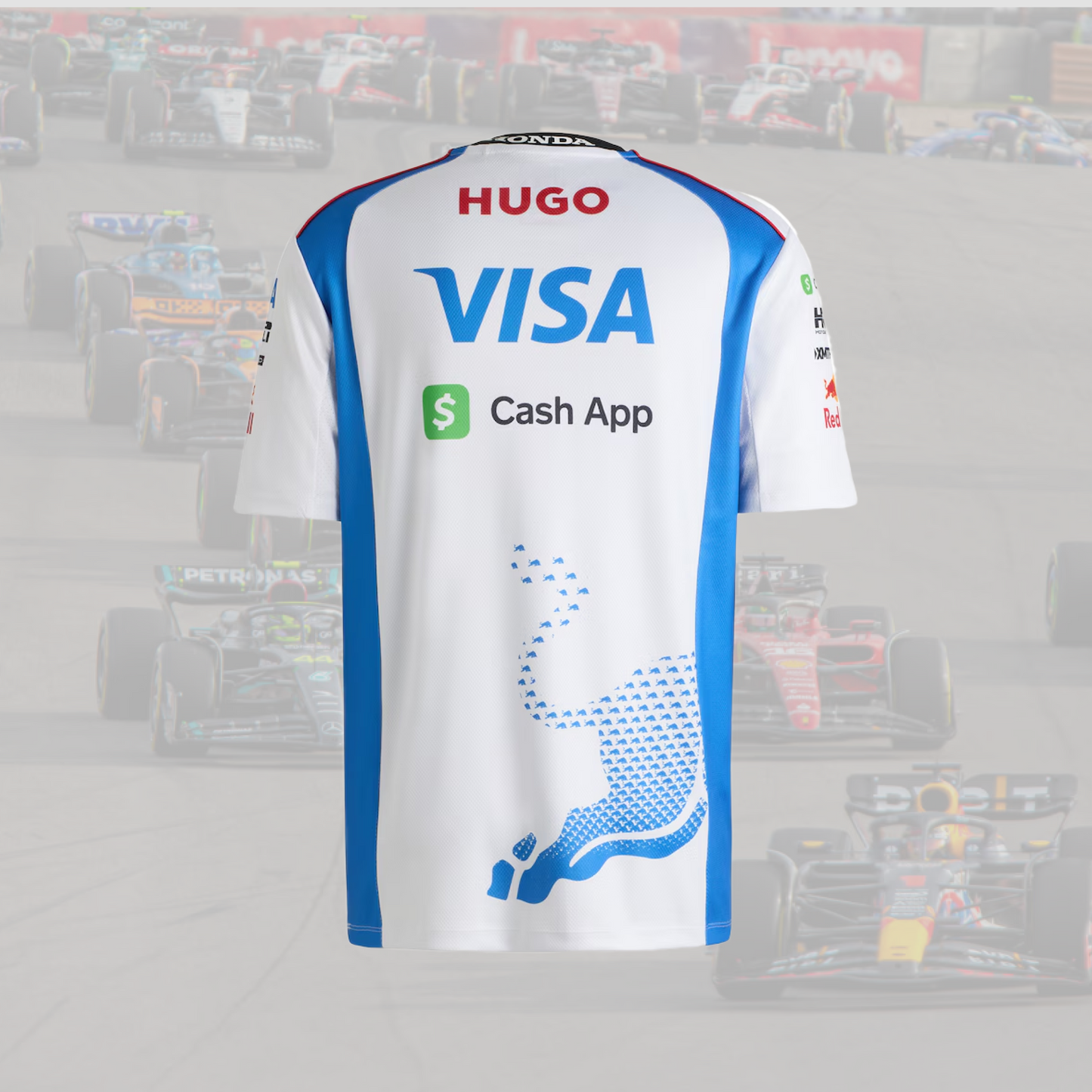 VCARB Hugo 2025 Team T-Shirt - White