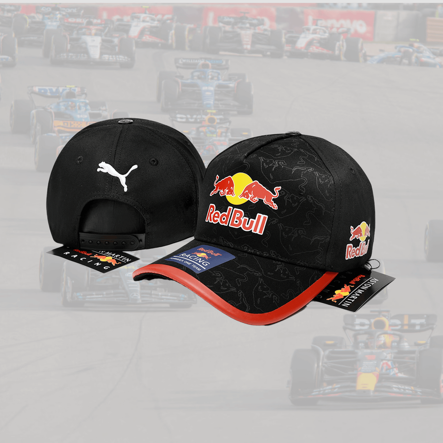 2023 Red Bull Racing Team Cap Black/Red