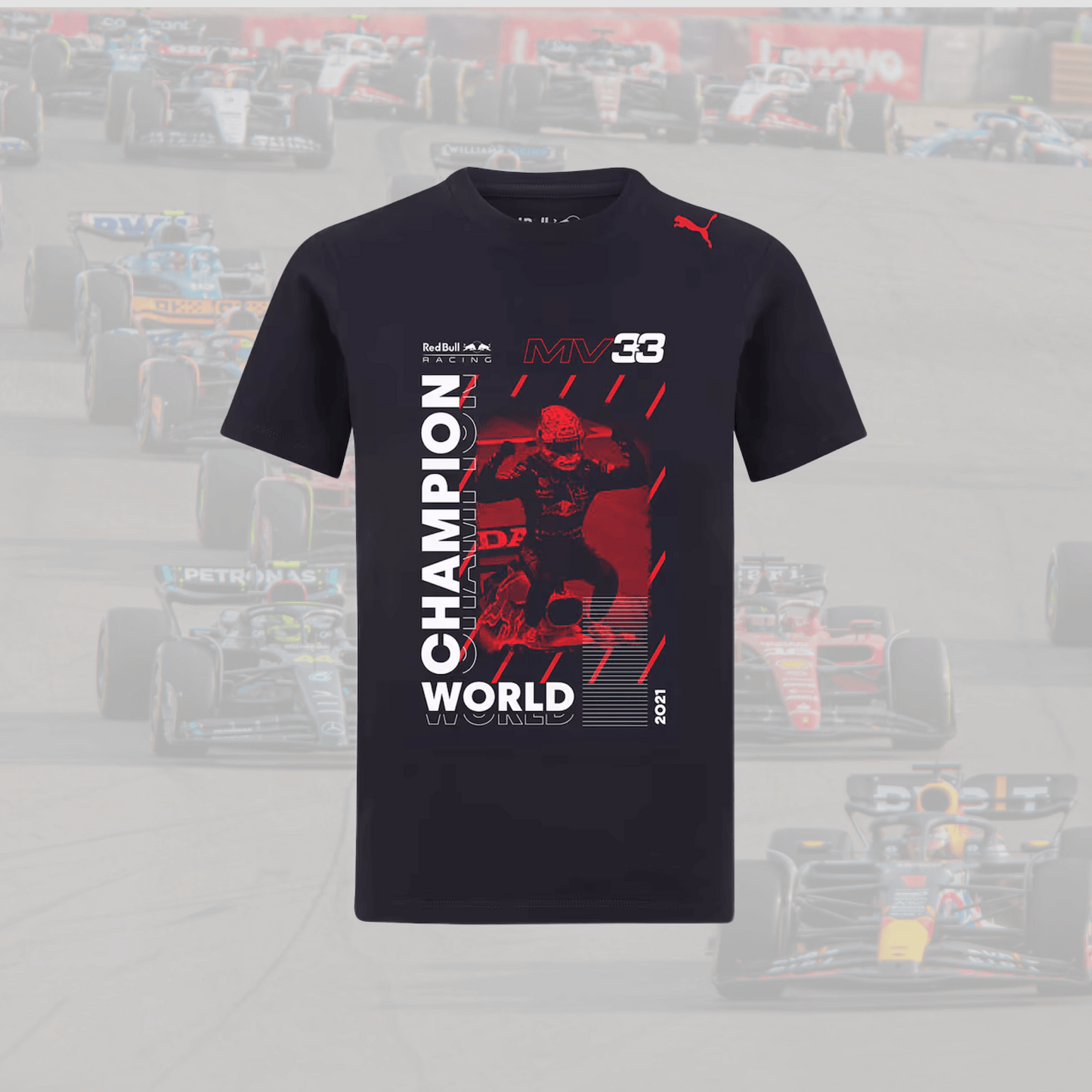 2021 Max Verstappen World Champion T-Shirt