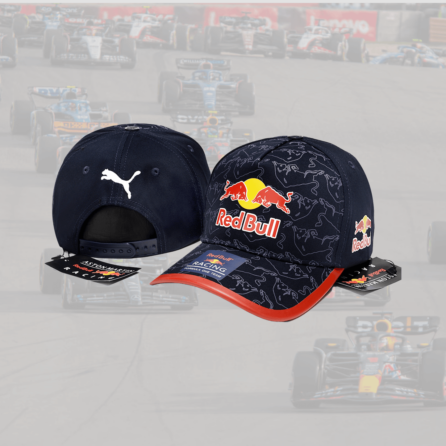 Red Bull Racing Track Map Design Edition Cap