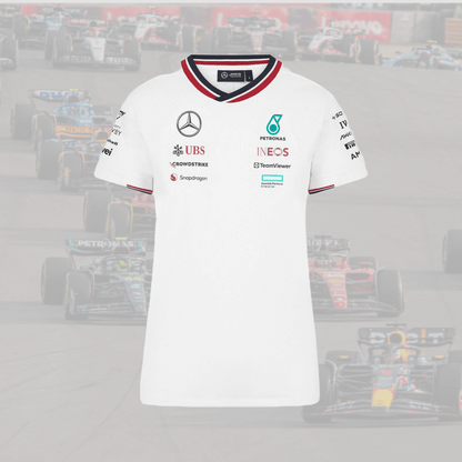 2024 Women's Mercedes F1 Team T-shirt White