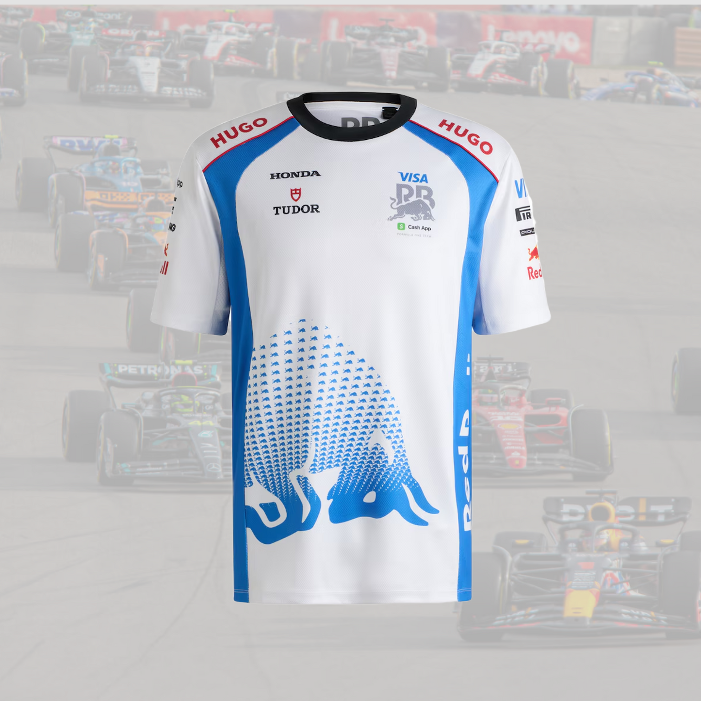 VCARB Hugo 2025 Team T-Shirt - White