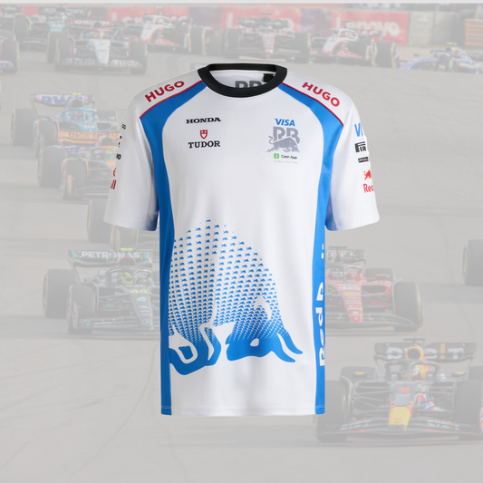 VCARB Hugo 2025 Team T-Shirt - White