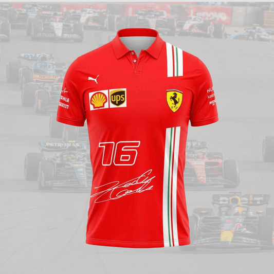 2020 Charles Leclerc Ferrari F1 Team Polo