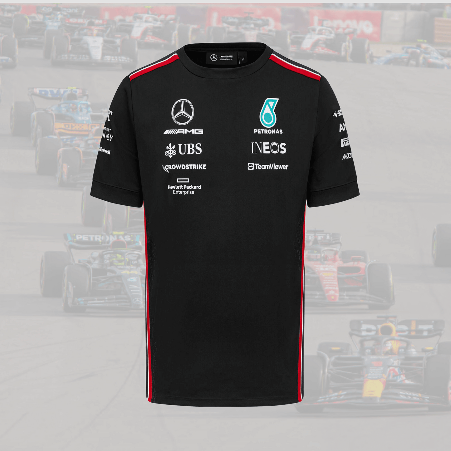 2023 Mercedes F1 Team T-shirt Black