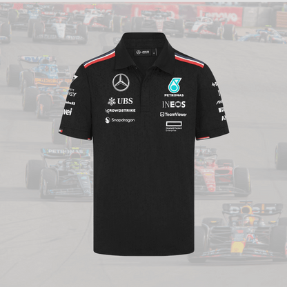 2024 Mercedes F1 Team Polo Black