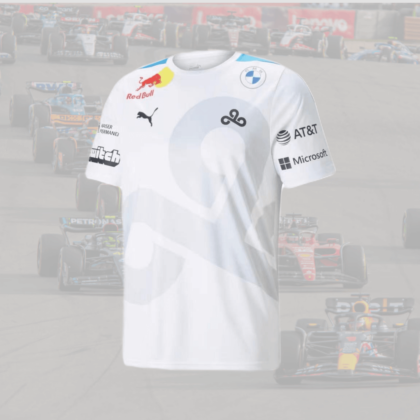 Cloud 9 Red Bull Racing White BMW T-Shirt