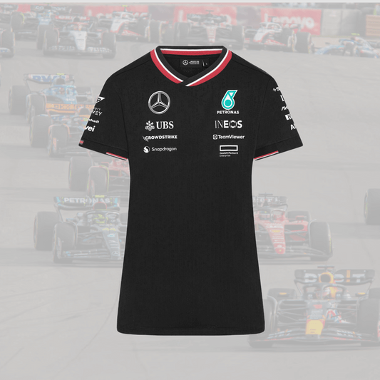 2024 Women's Mercedes F1 Team T-shirt Black