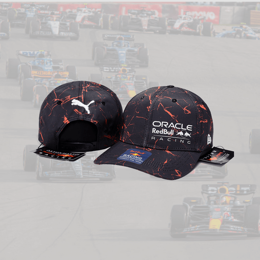 2023 Red Bull Special Edition Cap Black and Red Marble