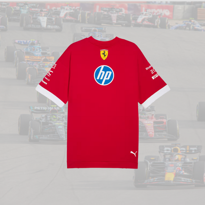 2025 Scuderia Ferrari Driver T-Shirt - Red