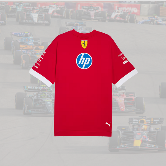 2025 Scuderia Ferrari Driver T-Shirt - Red