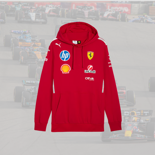 2025 Scuderia Ferrari Team Hooded Sweat