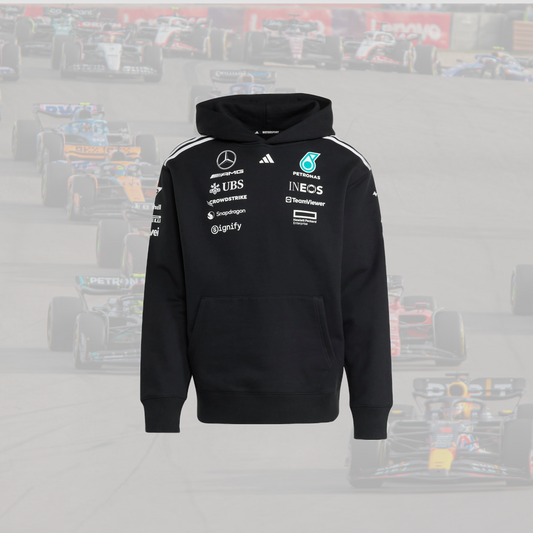 2025 Mercedes AMG Petronas Mens Team Hoody Black