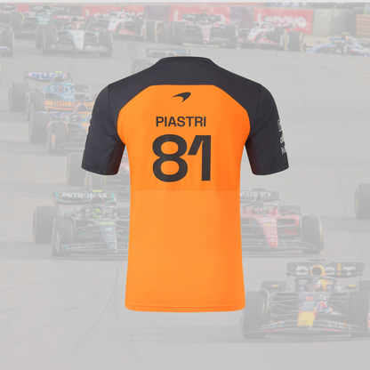 2025McLaren Team Oscar Piastri Driver Set Up T-Shirt