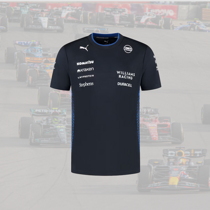2025 Williams Racing Team T-Shirt - Navy