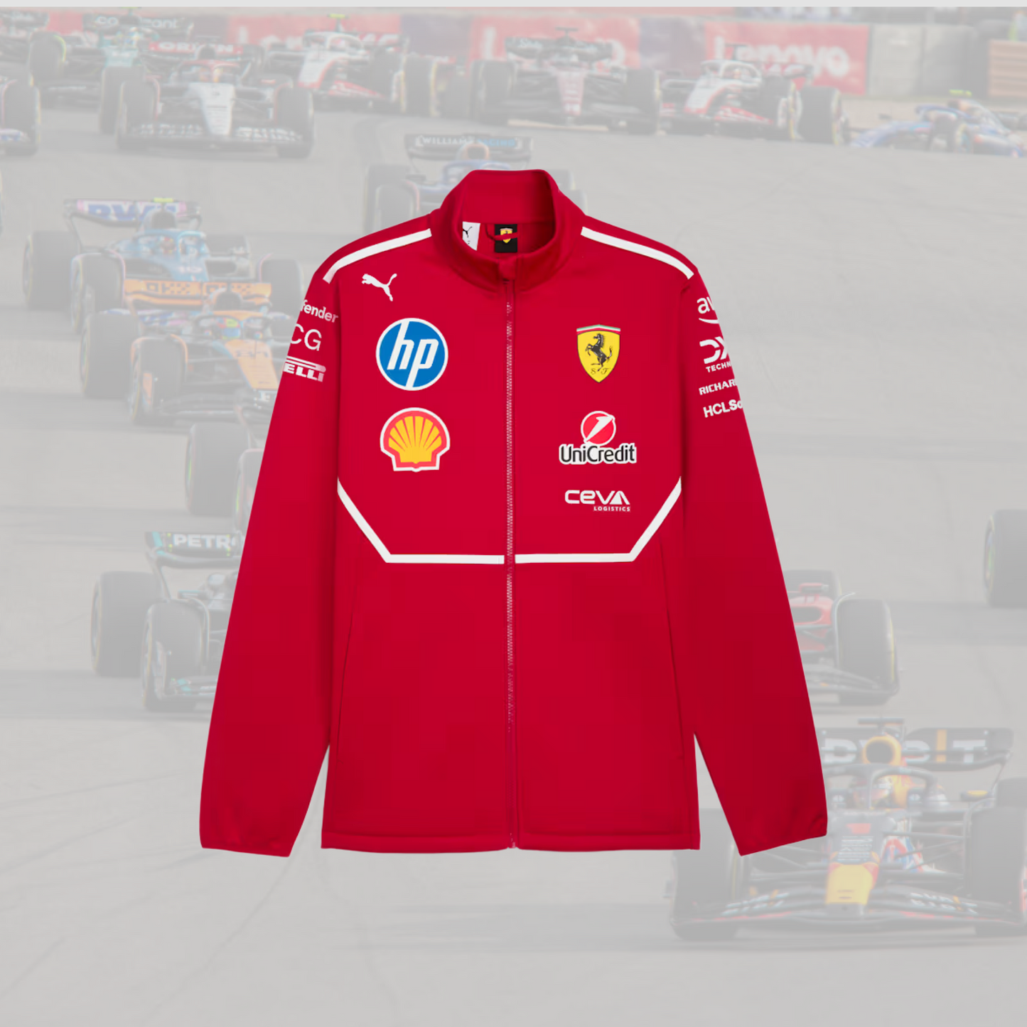 2025 Scuderia Ferrari Team Softshell Jacket Men