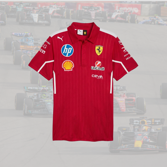 2025 Scuderia Ferrari Team Men's Motorsport Polo