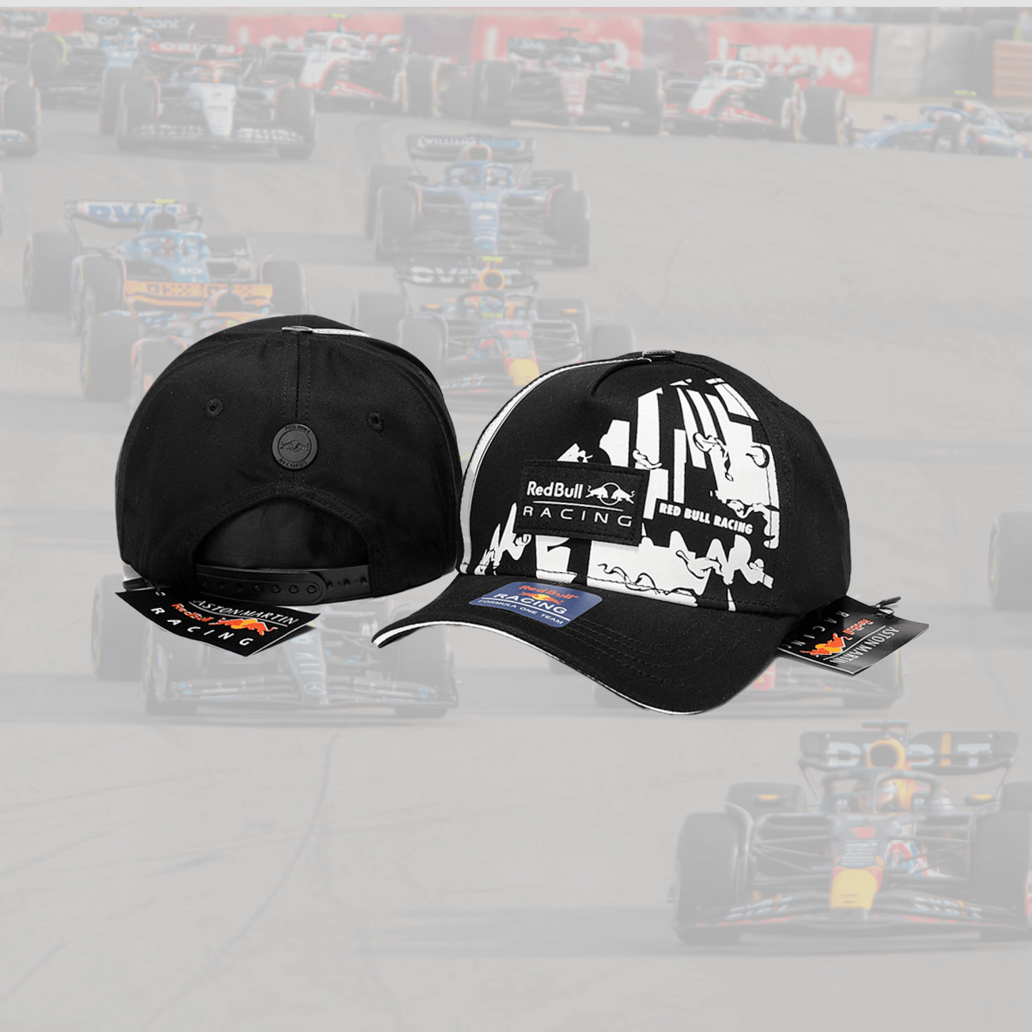 2023 Red Bull Racing Special Edition Black and White Cap