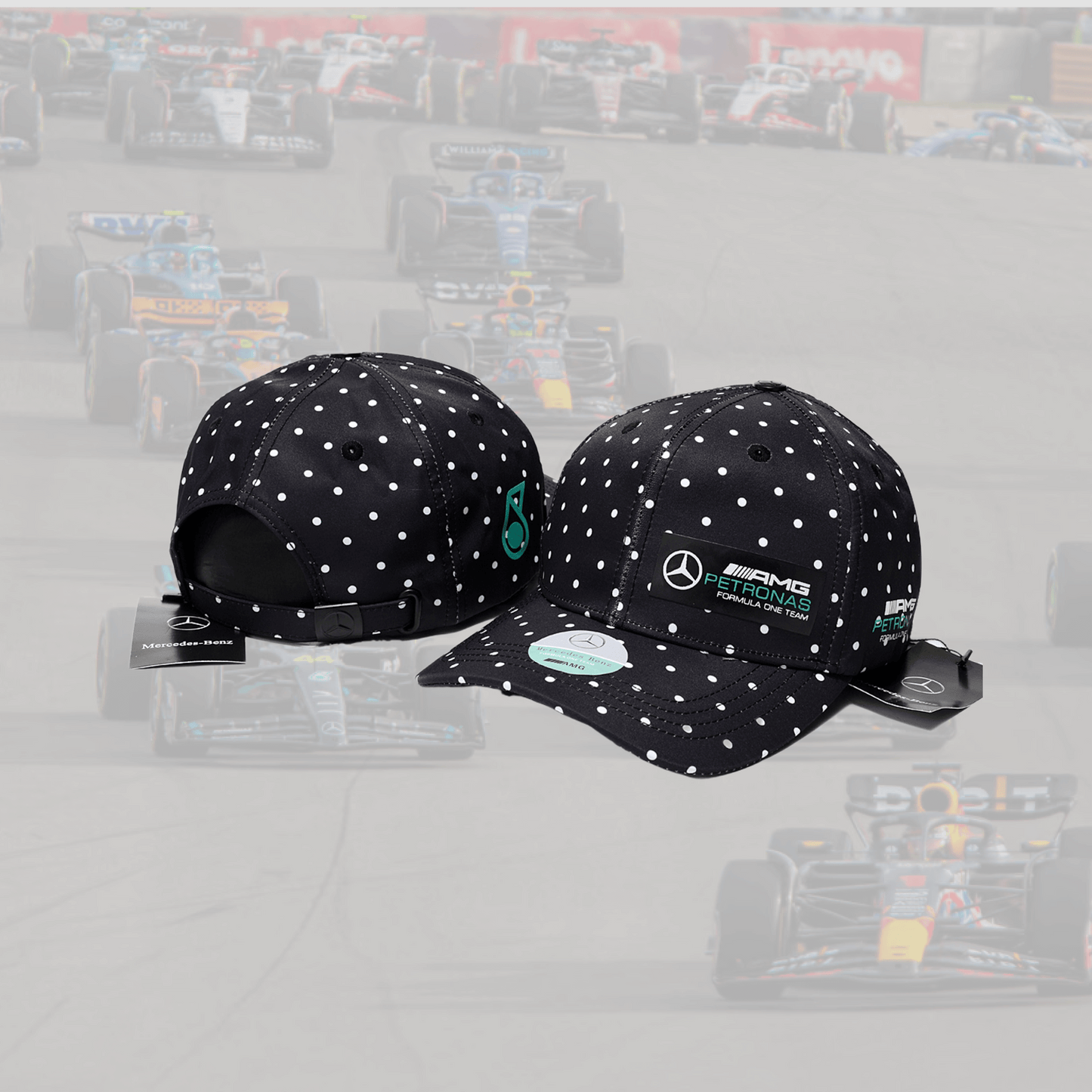 Mercedes Benz F1 Polka Dot Team Cap