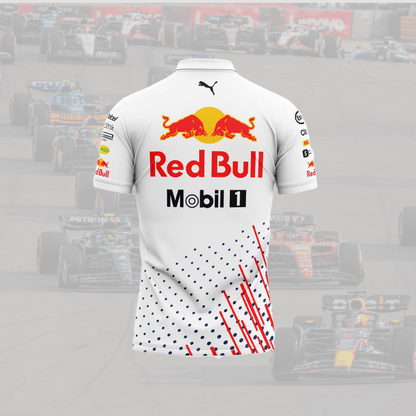 2022 Red Bull Team Polo White