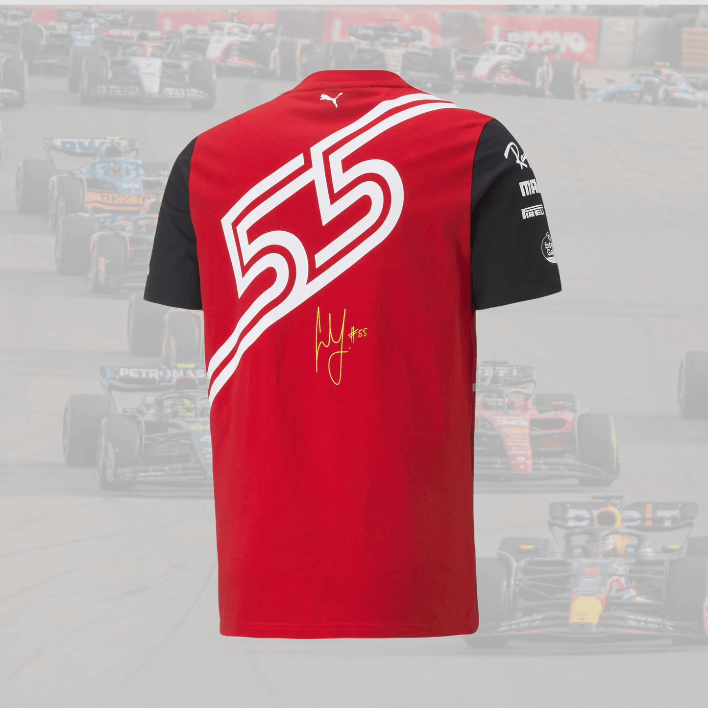 2022 Carlos Sainz Ferrari F1 Team T-Shirt