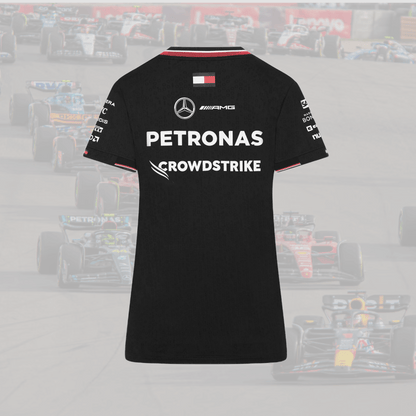 2024 Women's Mercedes F1 Team T-shirt Black