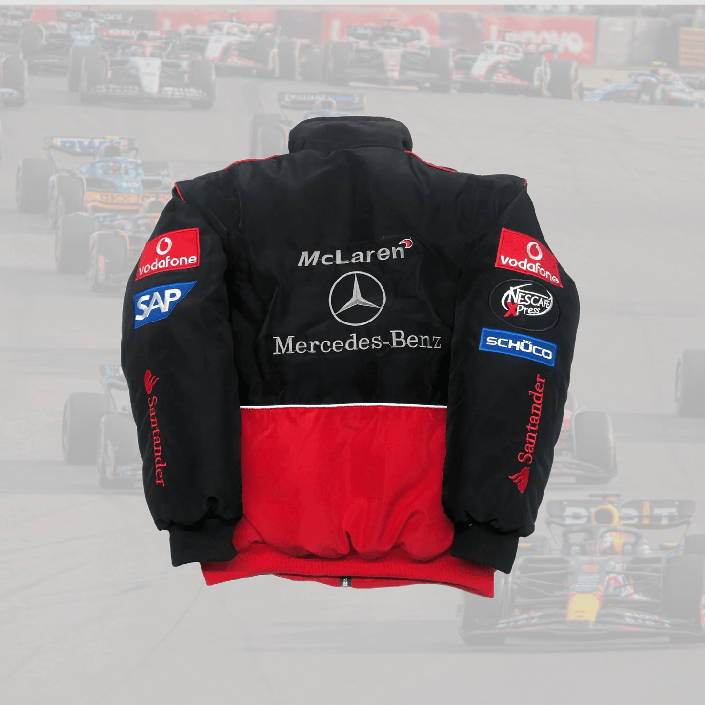 Mercedes F1 Red Racing Jacket