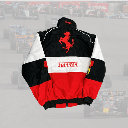 Ferrari F1 Shell White Racing Jacket