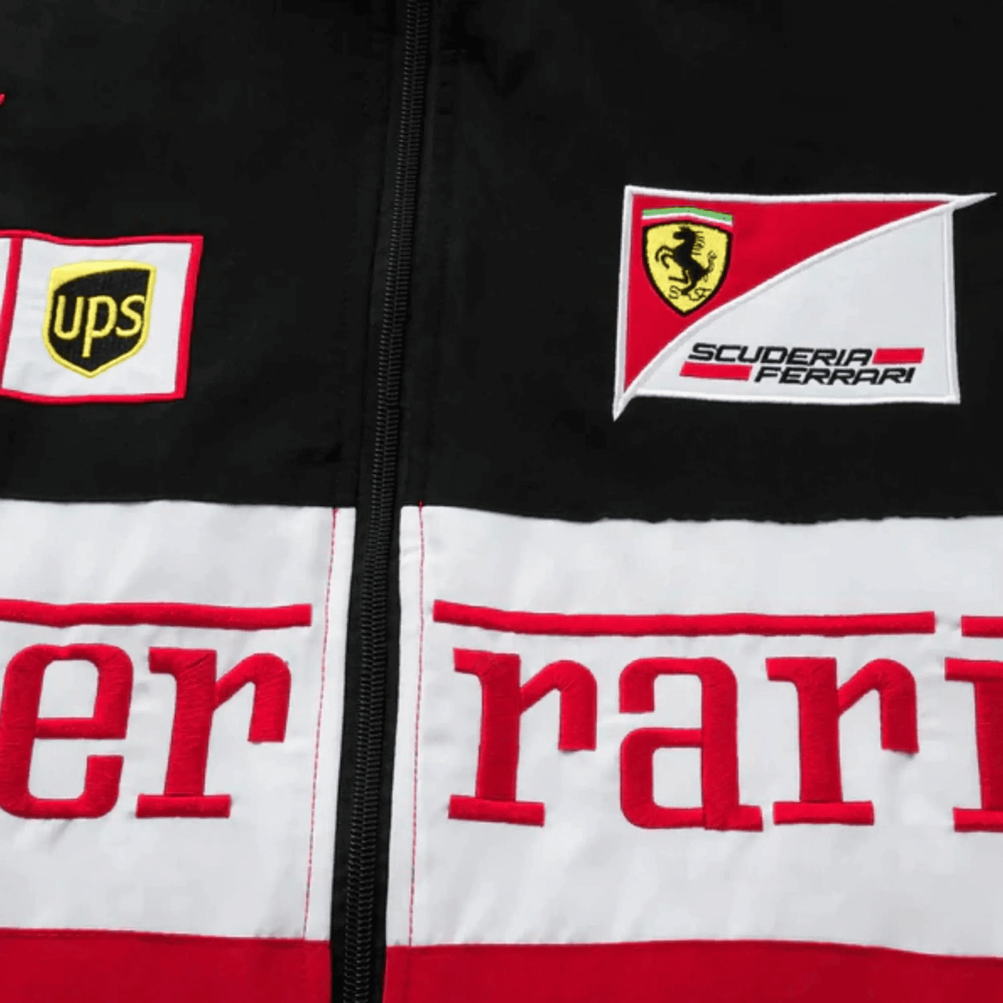 Ferrari F1 Shell White Racing Jacket