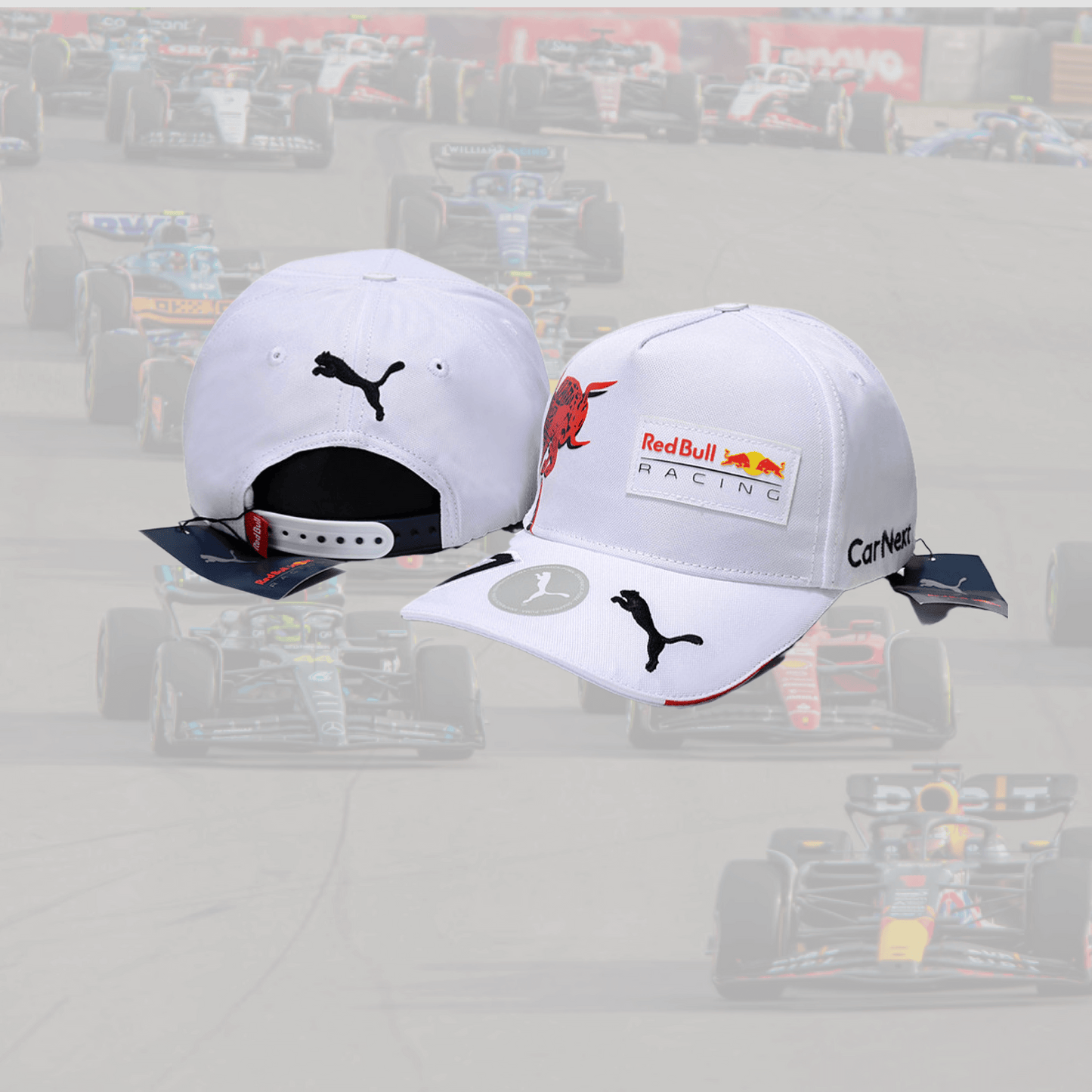 2022 Max Verstappen Special White Bull Driver Cap