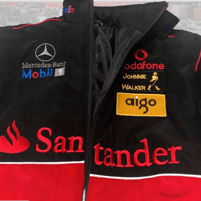 Mercedes F1 Red Racing Jacket